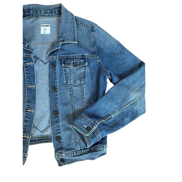 BARBIE Pink Heart Rhinestone Reworked Denim Jacket Upcycled Retro Size Large - Picture 5 of 9